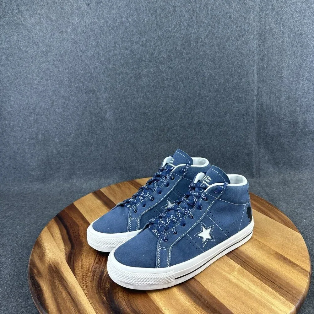 Converse One Star Pro Ox Mid Top Ben Raemers Foundation Blue 170960C Mens 5